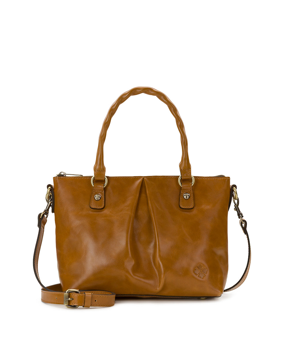 Female - Zora Top Handle Crossbody - Vintage Distressed - light tan - by Patricia Nash - View 1 of 6