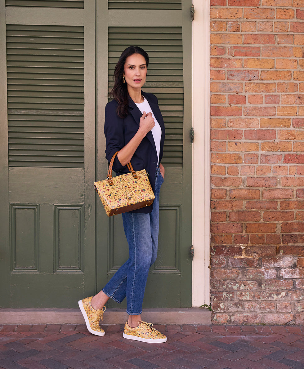 Zora Top Handle Crossbody - Fleur de Jardin – Patricia Nash