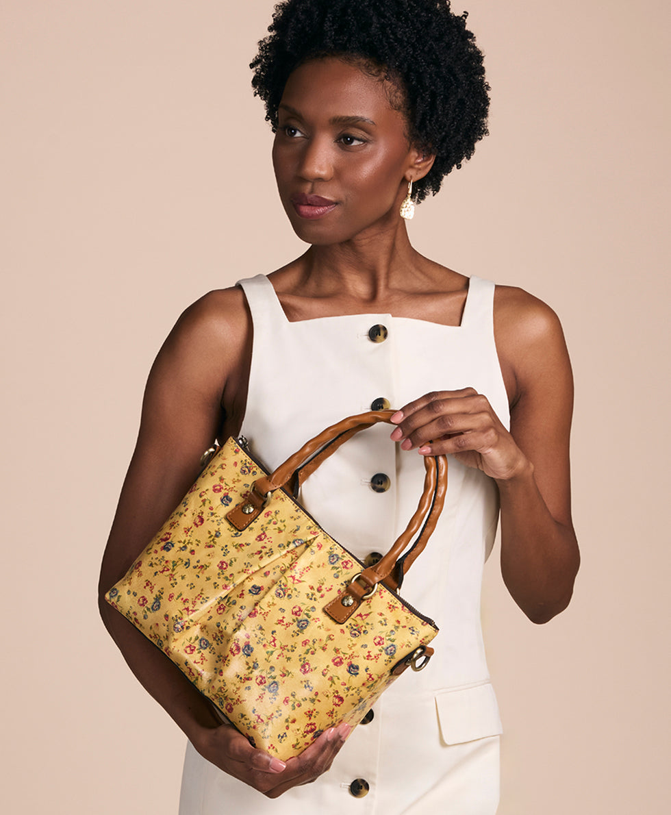 Zora Top Handle Crossbody - Fleur de Jardin – Patricia Nash