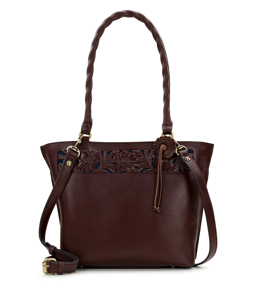 Female - Alexia Tote - Cavo Border Tooled - mushroom - by Patricia Nash - View 1 of 10