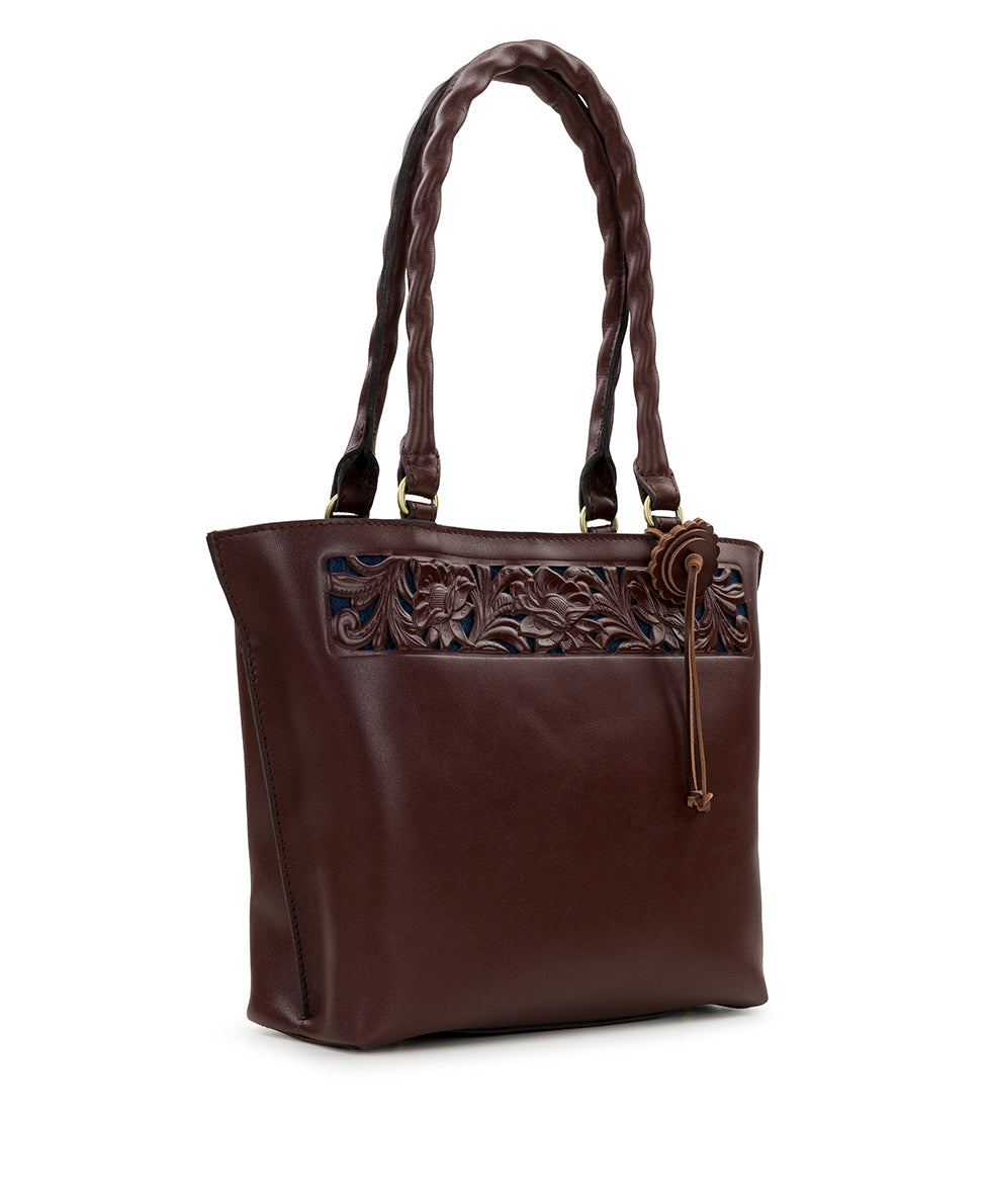 Female - Alexia Tote - Cavo Border Tooled - mushroom - by Patricia Nash - View 3 of 10