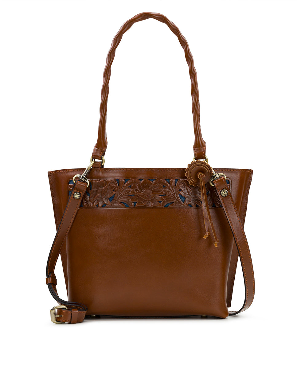 Female - Alexia Tote - Natural Cavo Border Tooled - tan - by Patricia Nash - View 1 of 4