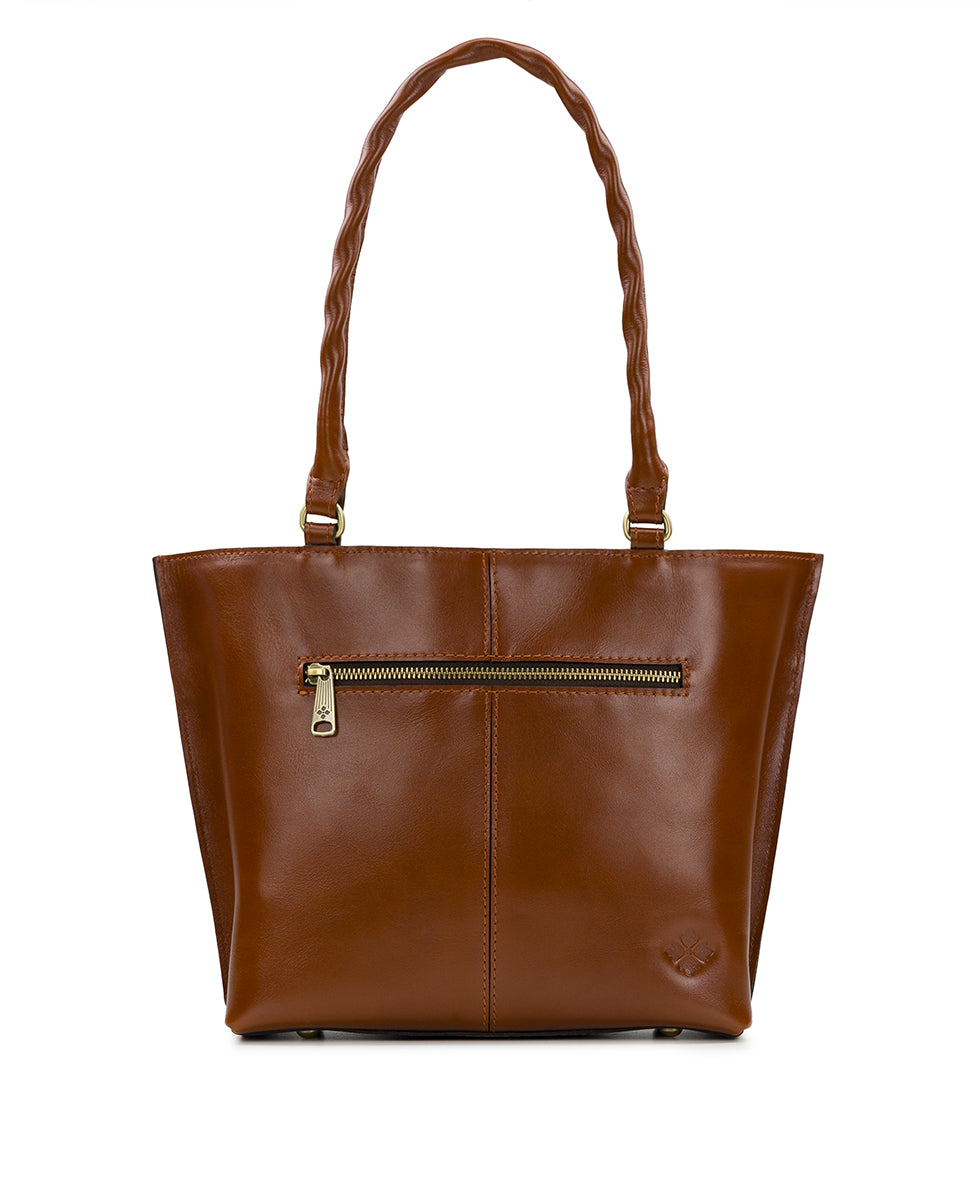 Female - Alexia Tote - Natural Cavo Border Tooled - tan - by Patricia Nash - View 2 of 4