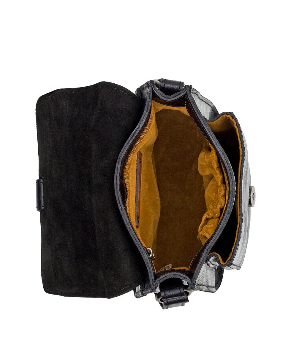 Lari Crossbody - Vintage Distressed Leather - chalk white - by Patricia Nash - View 21 of 43