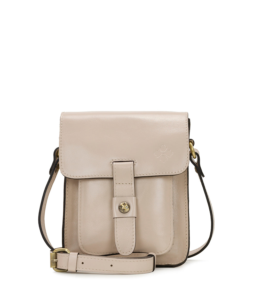 Lari Crossbody - Vintage Distressed Leather - chalk white - by Patricia Nash - View 1 of 4