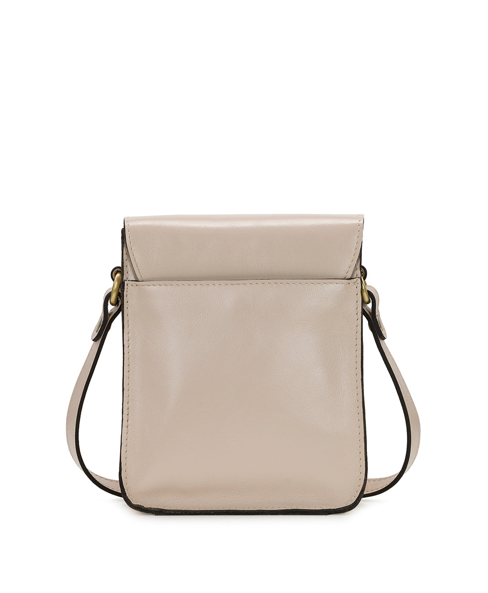 Lari Crossbody - Vintage Distressed Leather - chalk white - by Patricia Nash - View 2 of 4