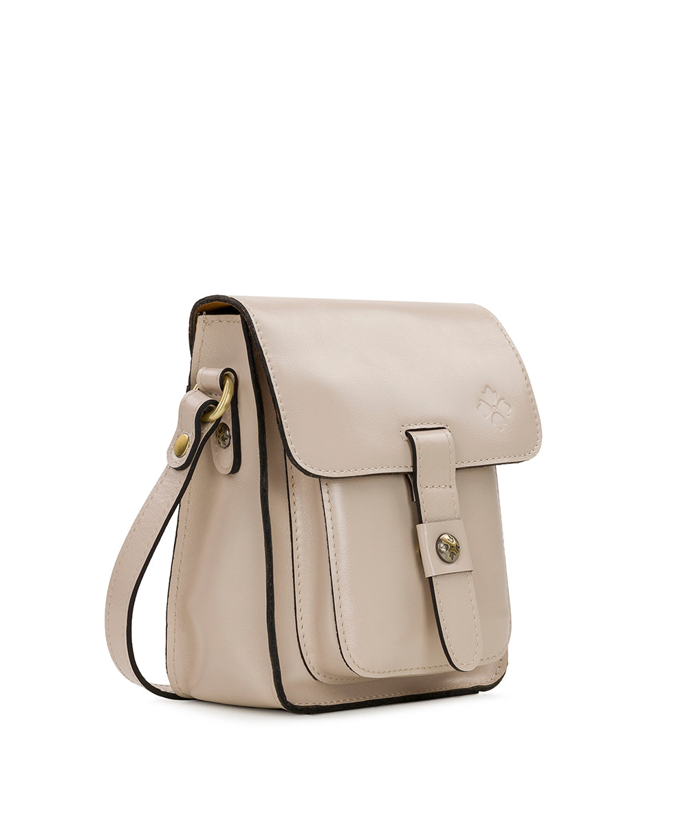 Lari Crossbody - Vintage Distressed Leather - chalk white - by Patricia Nash - View 3 of 4