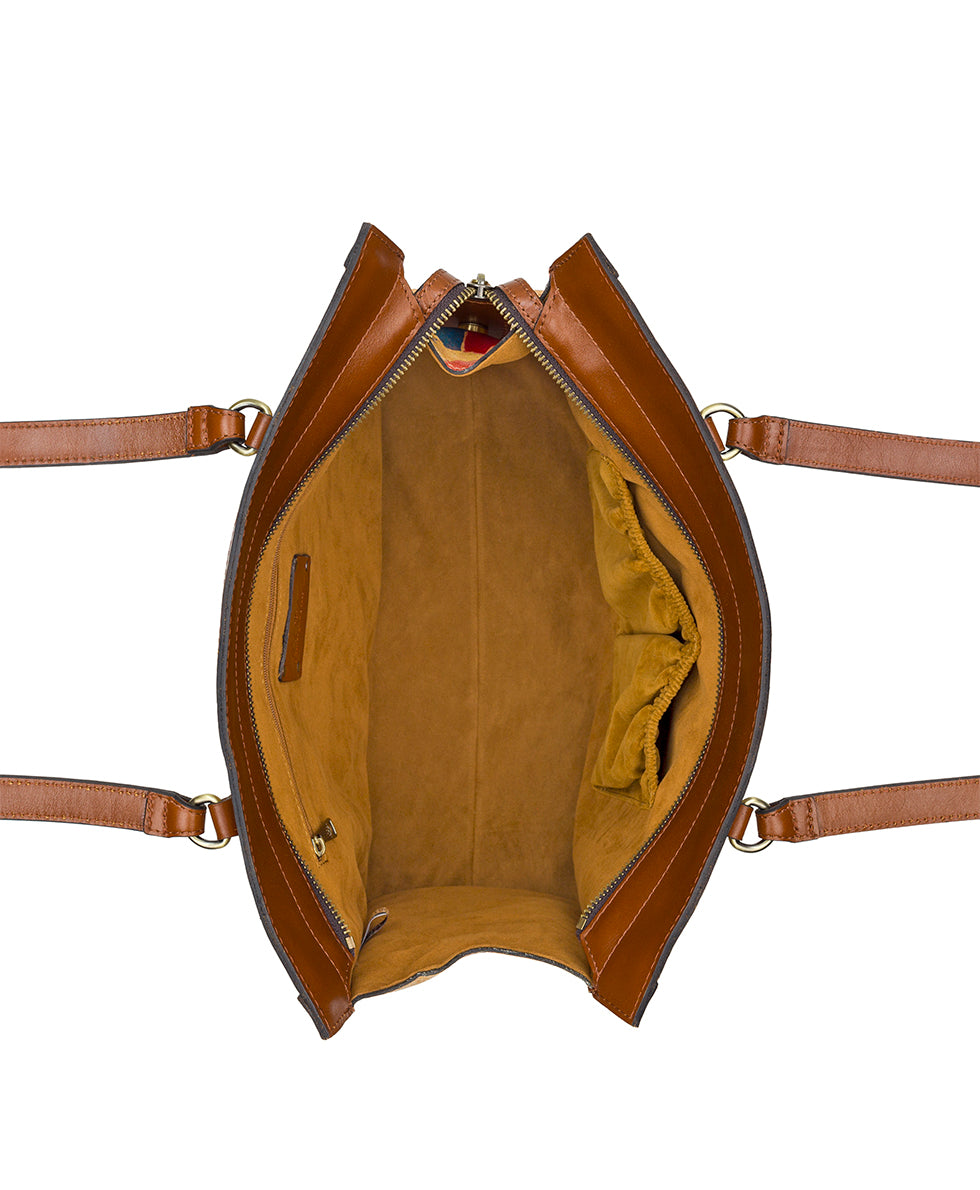Female - Marena Woven Satchel - Aegean Blooms - aegean blooms - by Patricia Nash - View 4 of 4