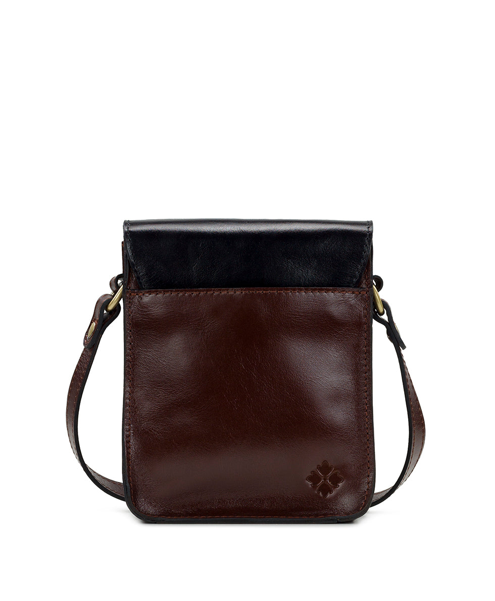 Lari Crossbody - Vintage Colorblock - black / british tan / oxblood - by Patricia Nash - View 7 of 18
