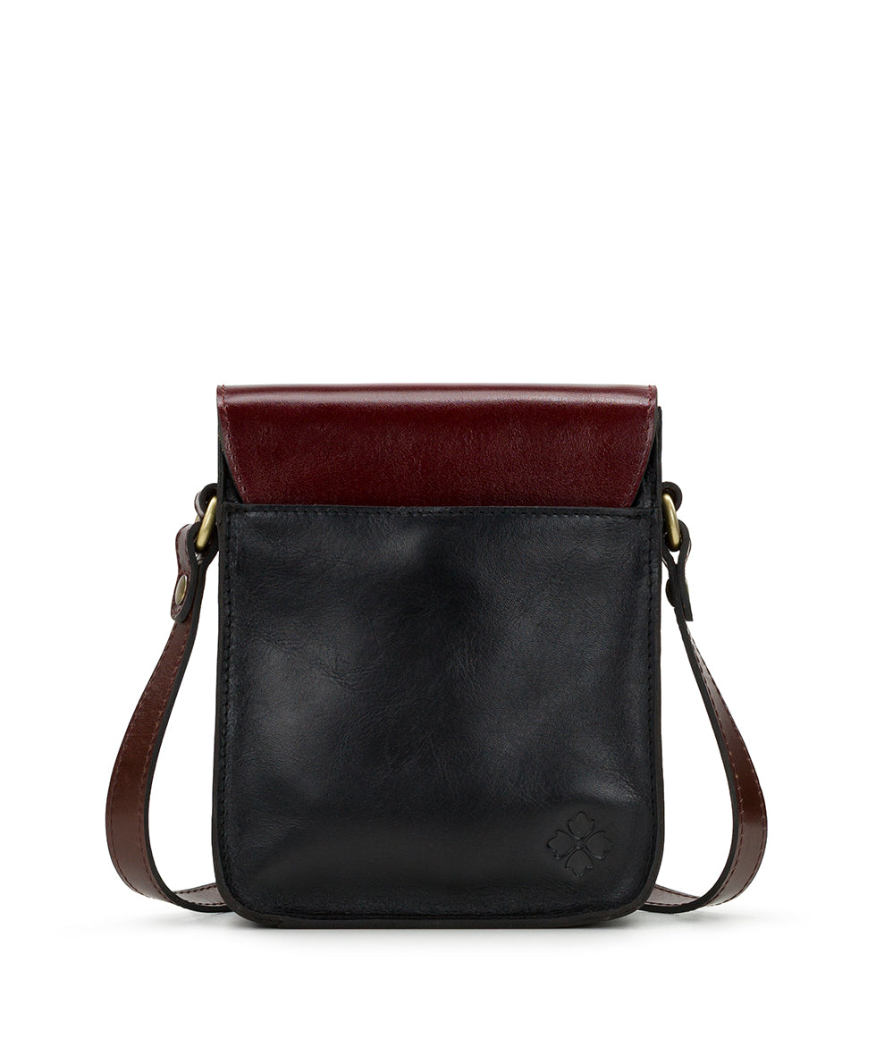 Lari Crossbody - Vintage Colorblock - black / british tan / oxblood - by Patricia Nash - View 2 of 4