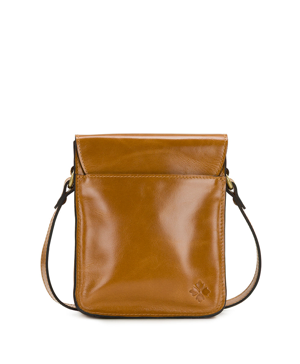 Female - Lari Crossbody - Vintage Glazed Leather - light tan - by Patricia Nash - View 2 of 4