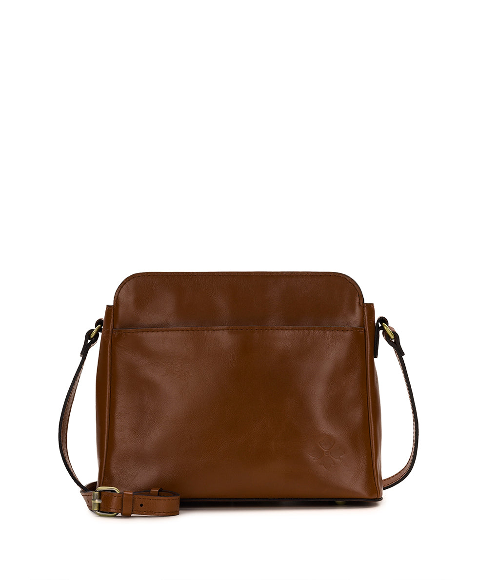 Female - Ithaca Crossbody - Vintage Distressed Leather - black - by Patricia Nash - View 10 of 26