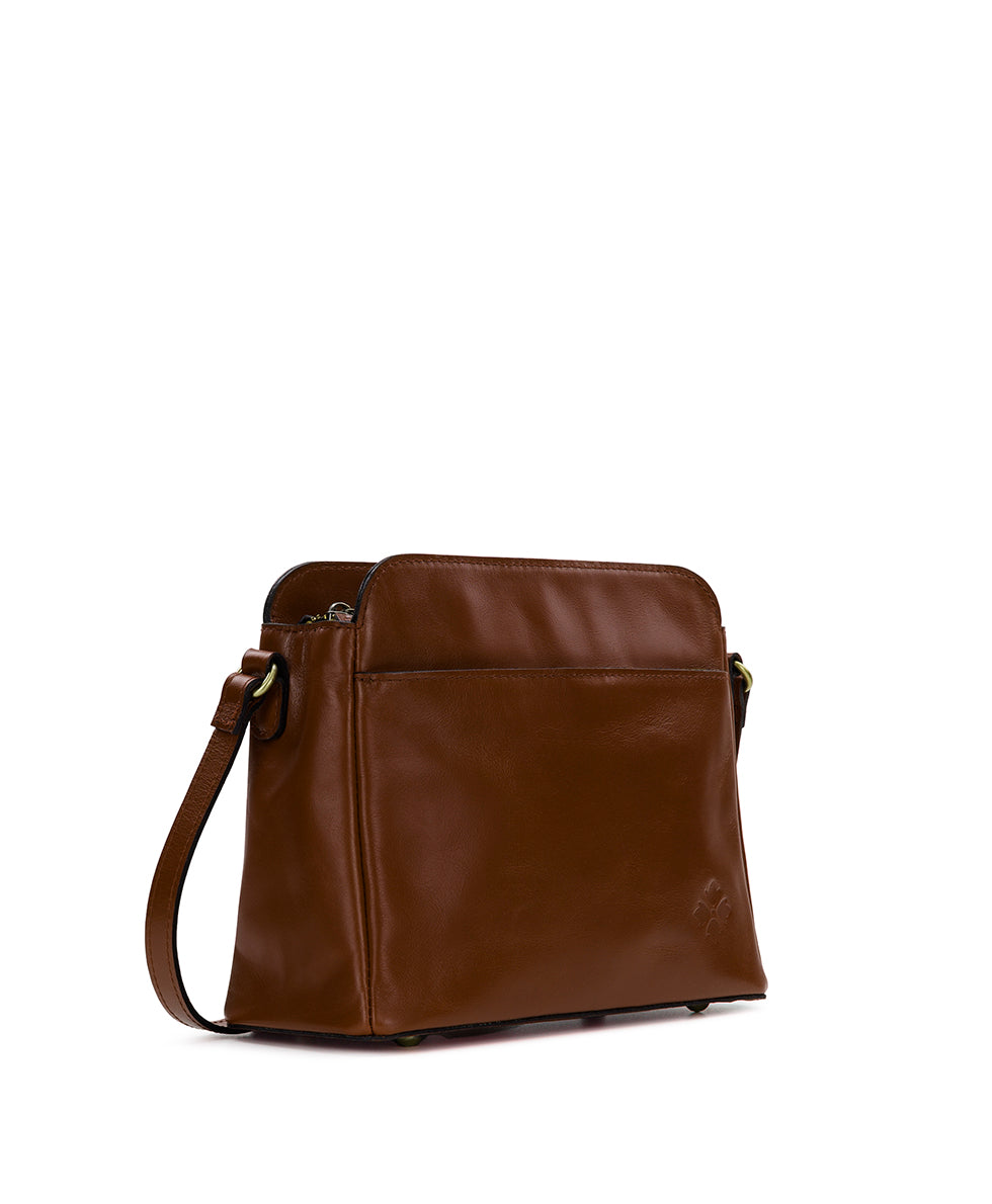 Female - Ithaca Crossbody - Vintage Distressed Leather - black - by Patricia Nash - View 12 of 26
