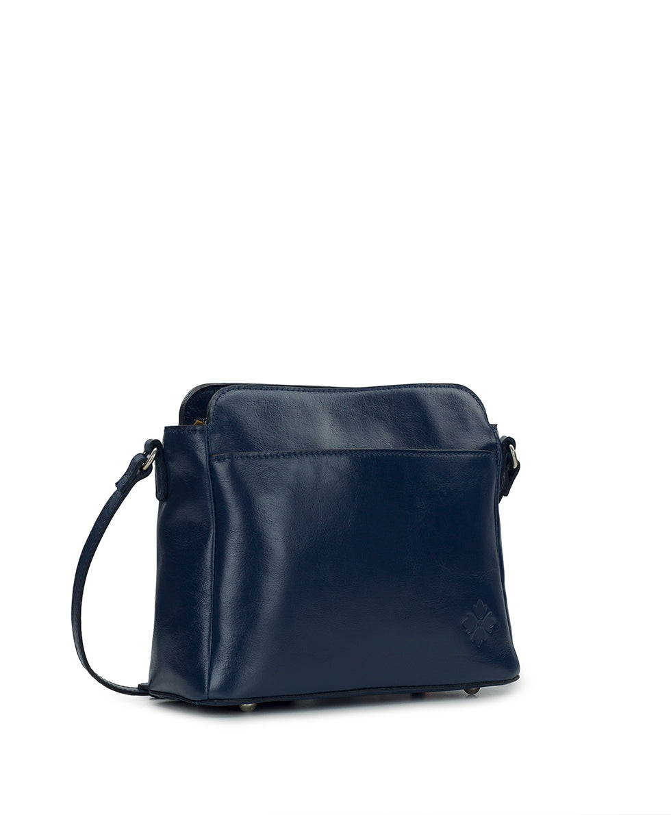 Female - Ithaca Crossbody - Vintage Distressed - denim blue - by Patricia Nash - View 3 of 4