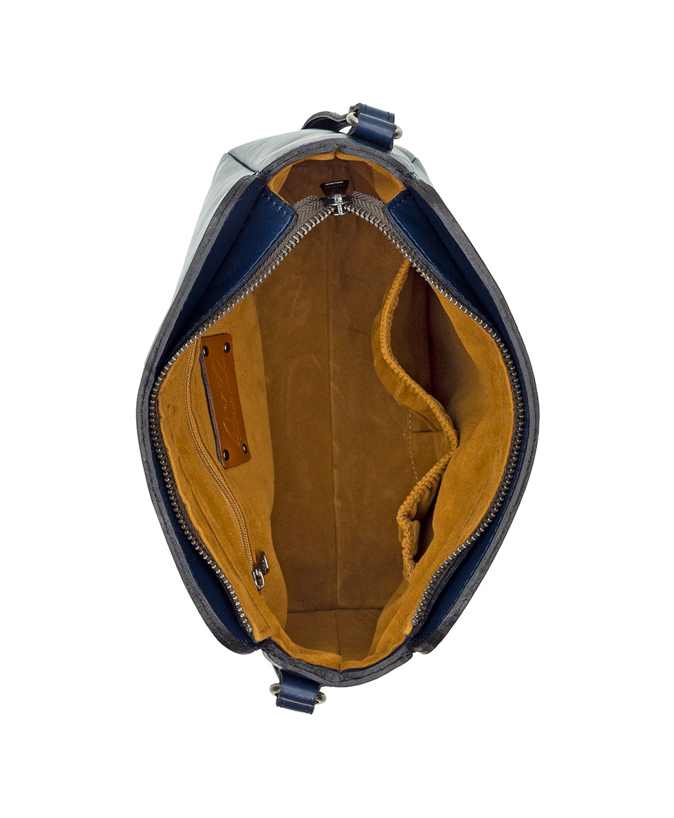 Female - Ithaca Crossbody - Vintage Distressed - denim blue - by Patricia Nash - View 4 of 4