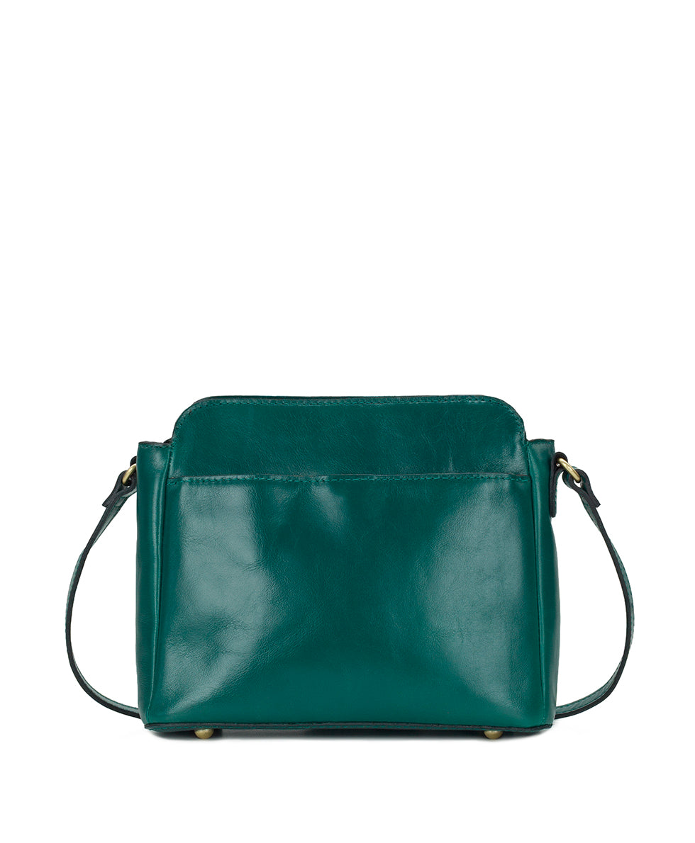 Female - Ithaca Crossbody - Vintage Distressed Leather - spruce - by Patricia Nash - View 2 of 4