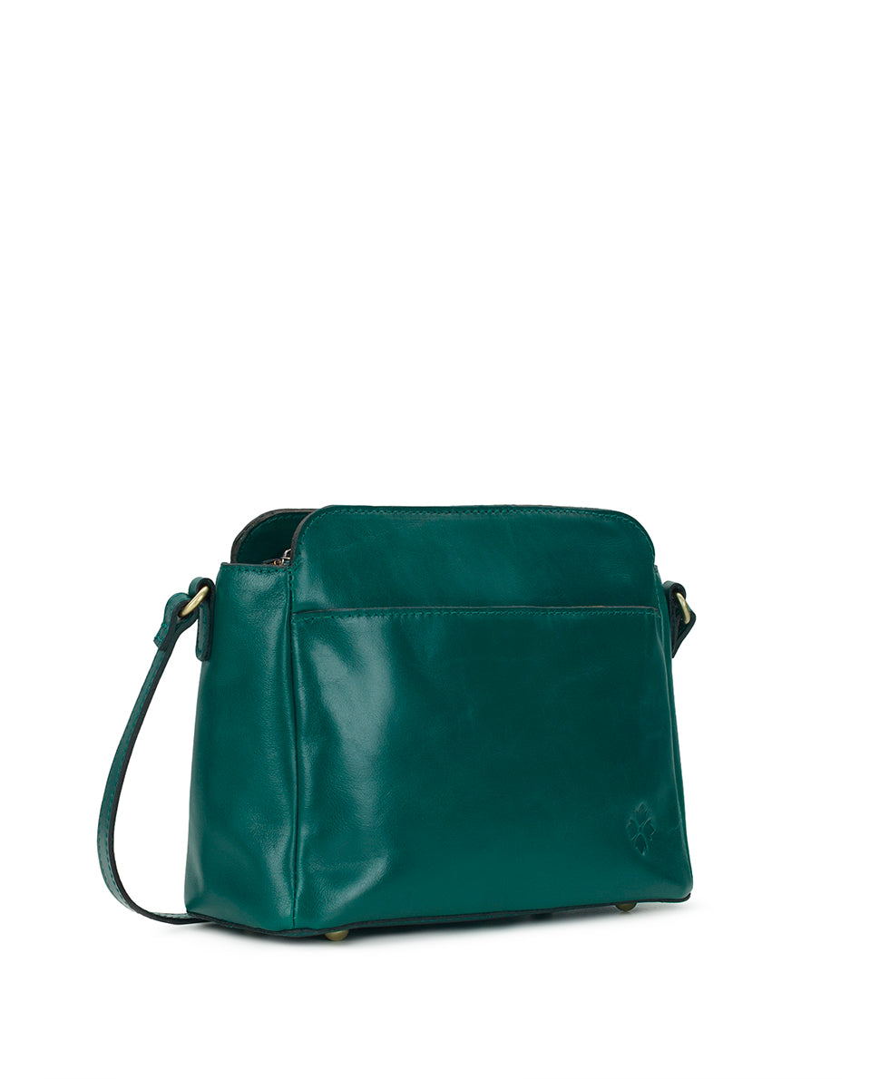 Female - Ithaca Crossbody - Vintage Distressed Leather - spruce - by Patricia Nash - View 3 of 4