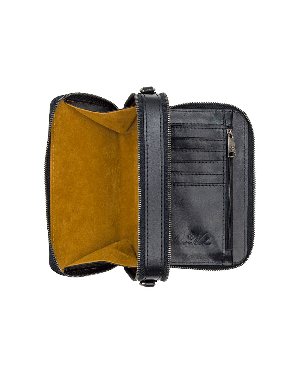 Female - Meganisi Crossbody - Vintage Distressed Leather - oxblood - by Patricia Nash - View 5 of 12
