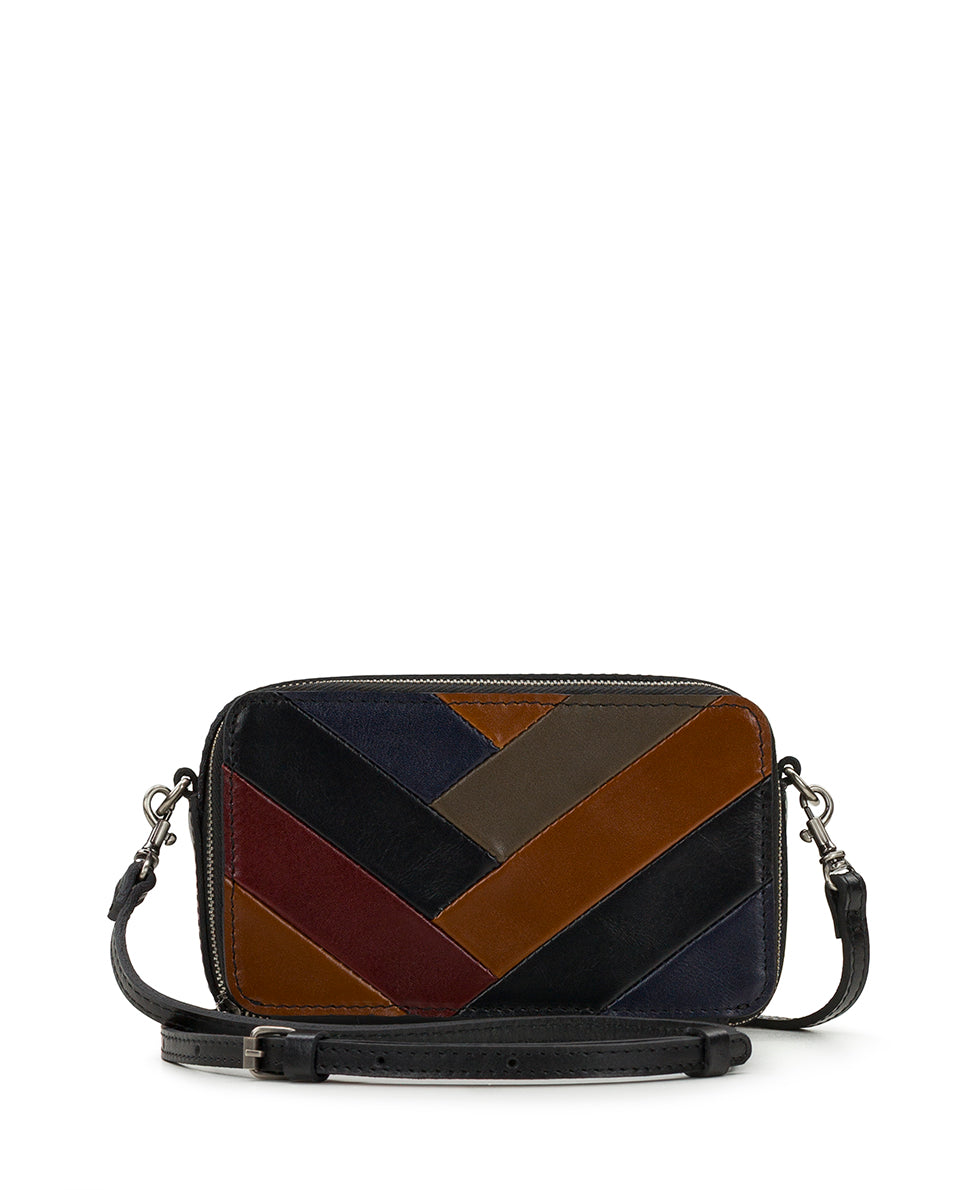 Female - Meganisi Crossbody - Retro Colorblock - black - by Patricia Nash - View 1 of 5