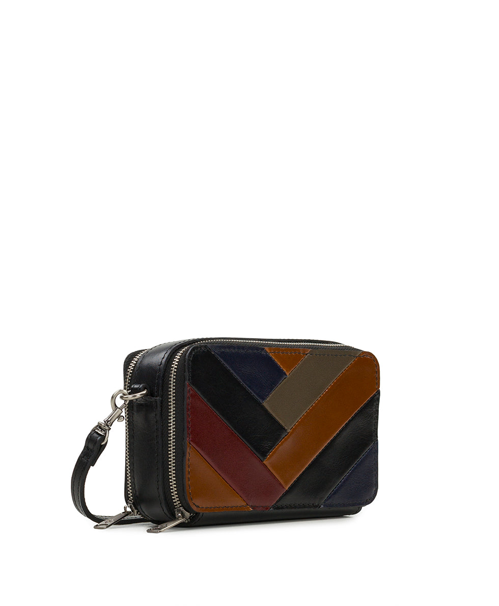 Female - Meganisi Crossbody - Retro Colorblock - black - by Patricia Nash - View 3 of 5