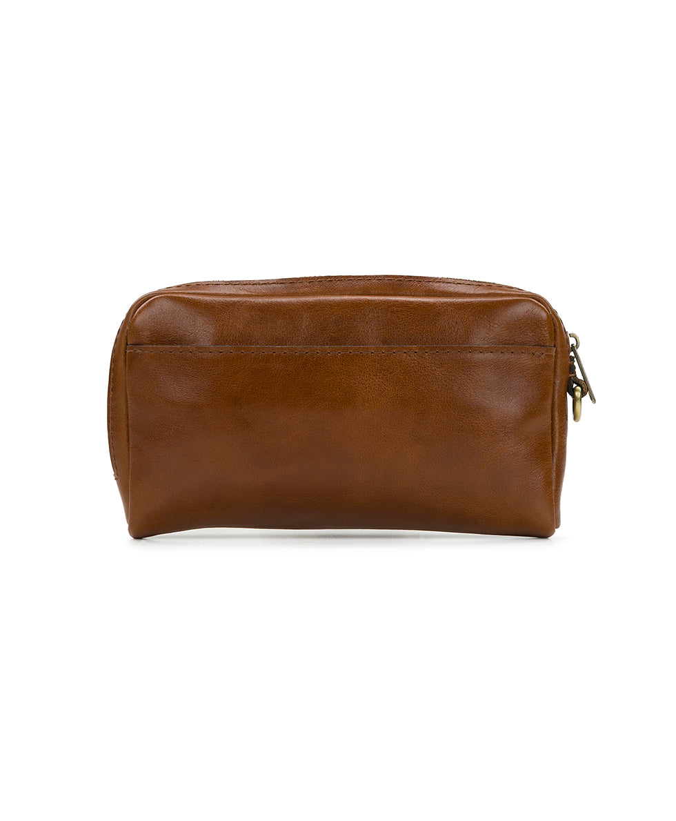 Female - Genna Wristlet - Vintage Distressed Leather - cognac - by Patricia Nash - View 2 of 8