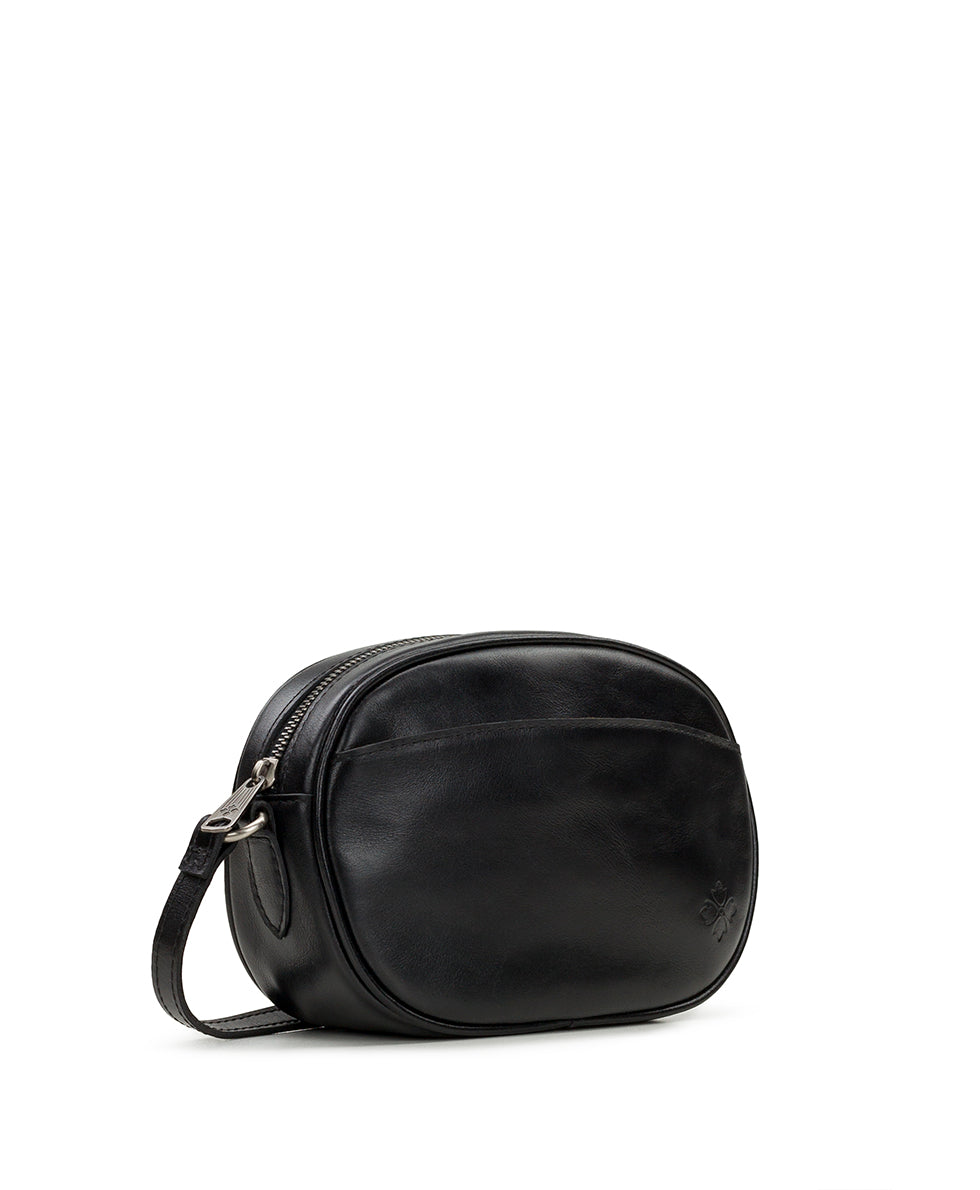 Female - Elexis Crossbody - Vintage Distressed Leather - mushroom - by Patricia Nash - View 3 of 38