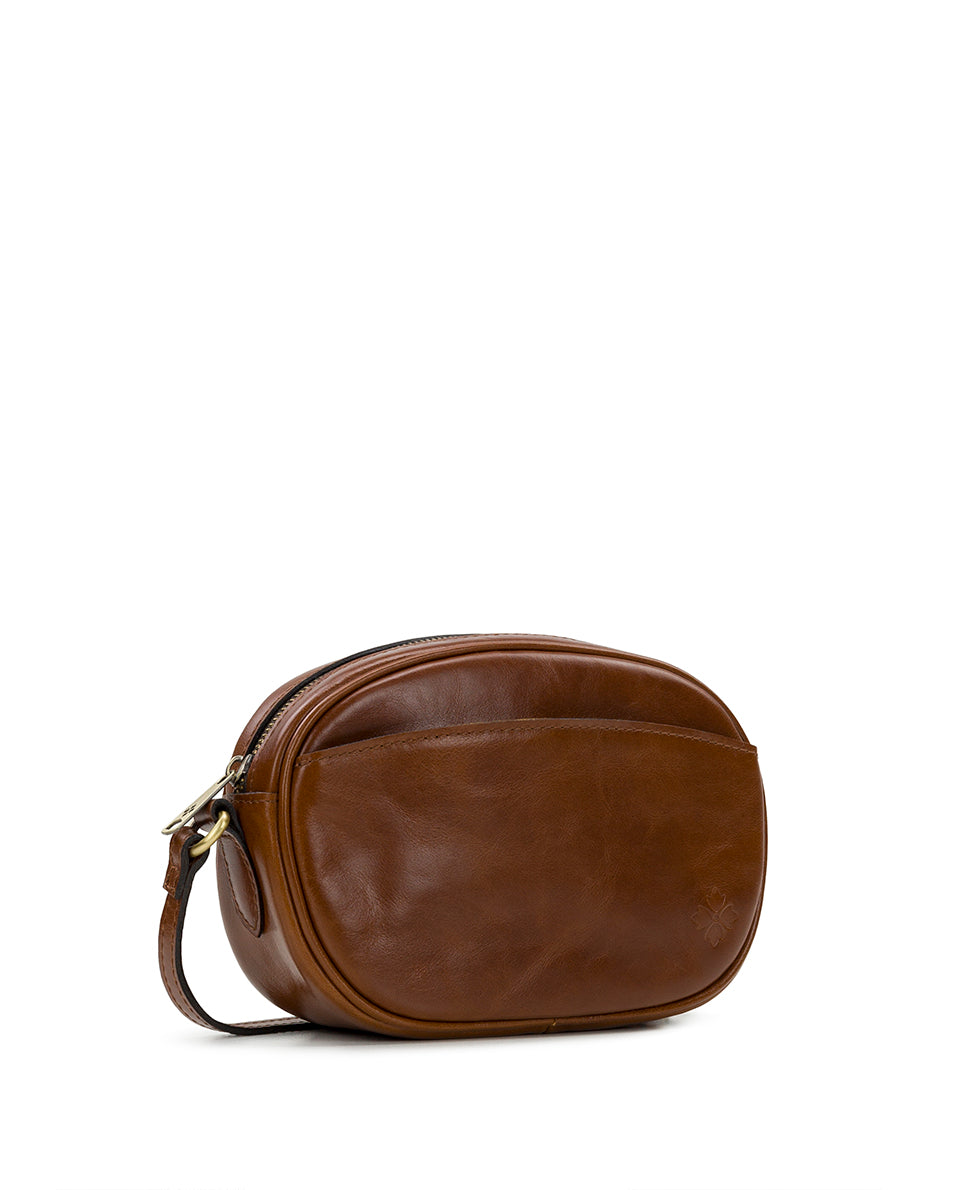 Female - Elexis Crossbody - Vintage Distressed Leather - mushroom - by Patricia Nash - View 7 of 38