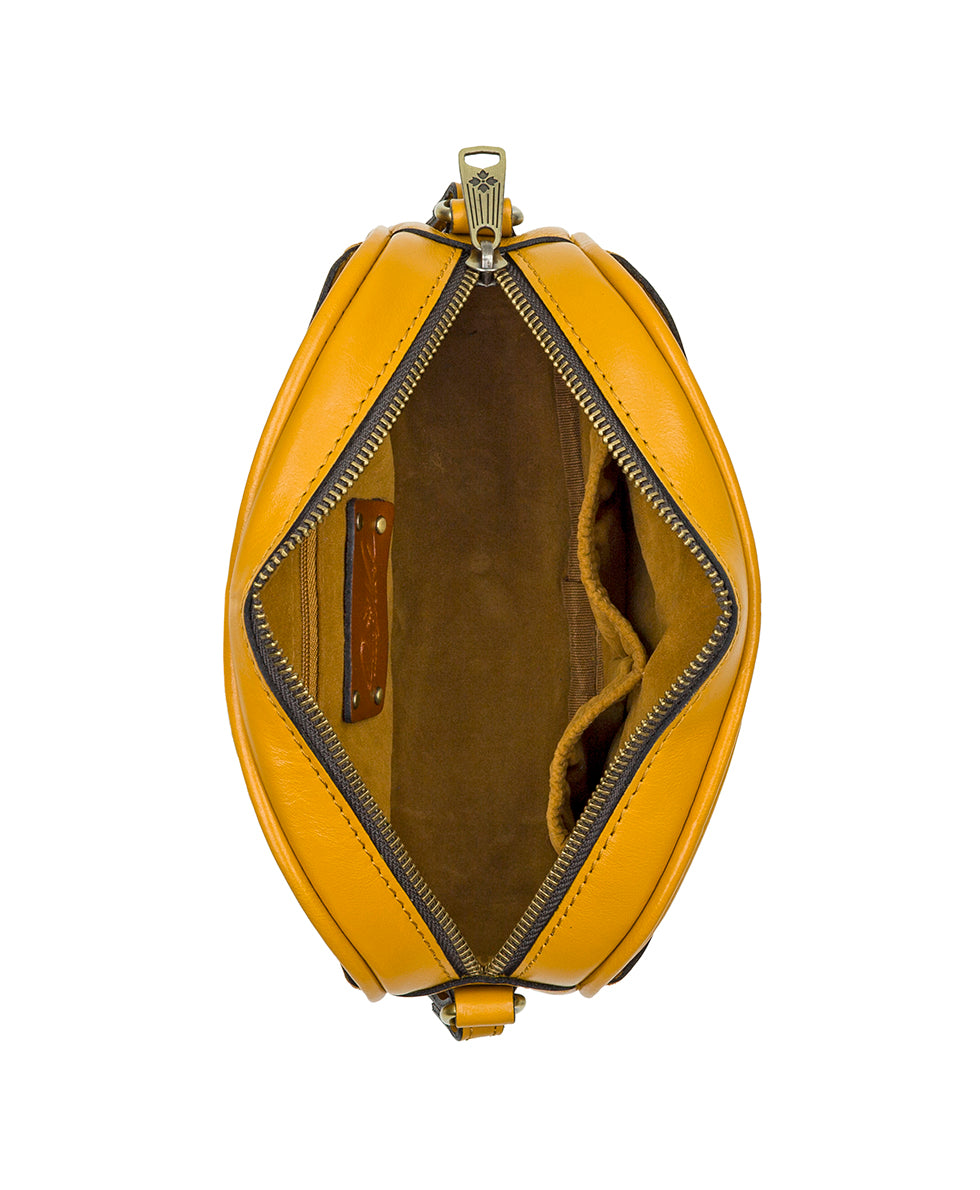 Female - Elexis Crossbody - Vintage Distressed Leather - mushroom - by Patricia Nash - View 23 of 38
