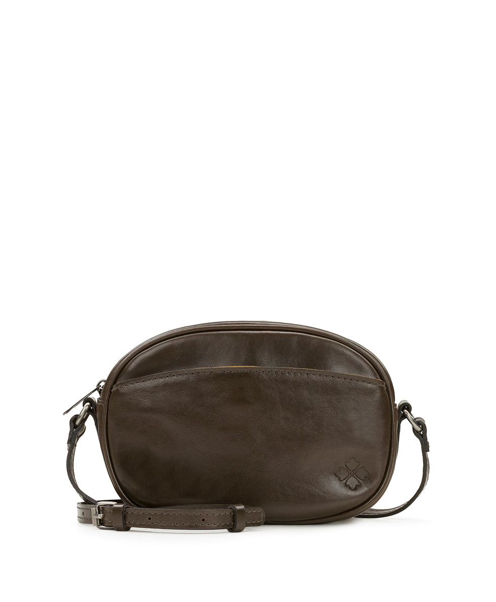 Female - Elexis Crossbody - Vintage Distressed Leather - mushroom - by Patricia Nash - View 1 of 4