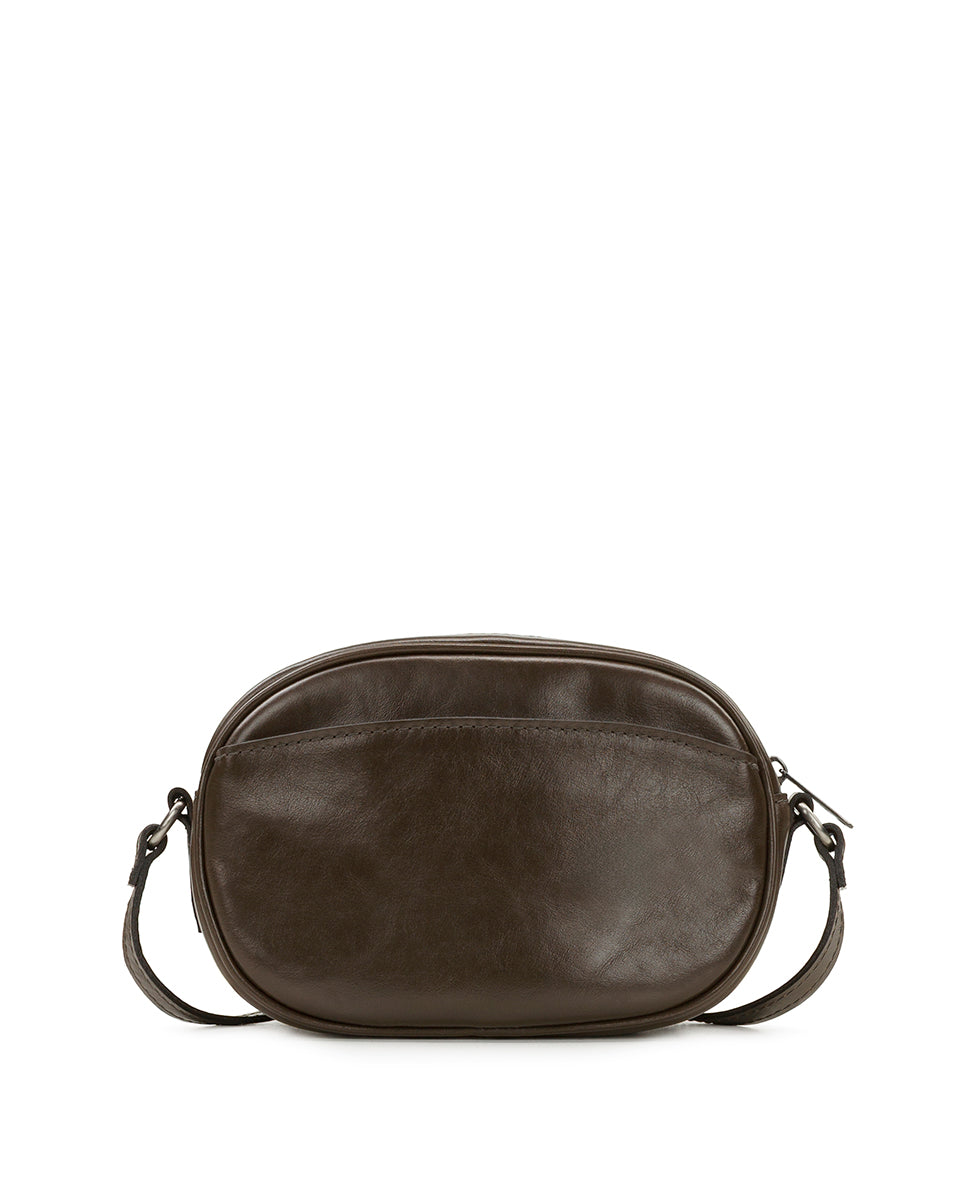 Female - Elexis Crossbody - Vintage Distressed Leather - mushroom - by Patricia Nash - View 2 of 4