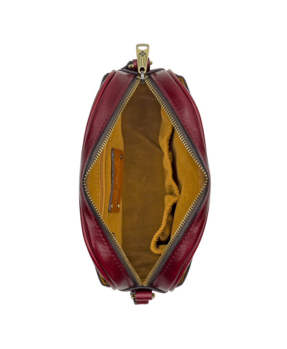Female - Elexis Crossbody - Vintage Distressed Leather - mushroom - by Patricia Nash - View 27 of 38