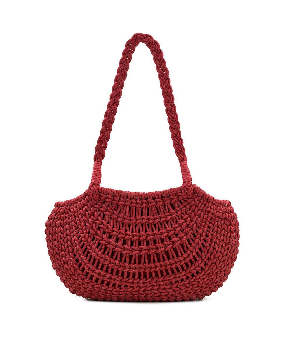 Female - Giraldi Hobo - Handwoven Knot - rosewood - by Patricia Nash - View 1 of 4