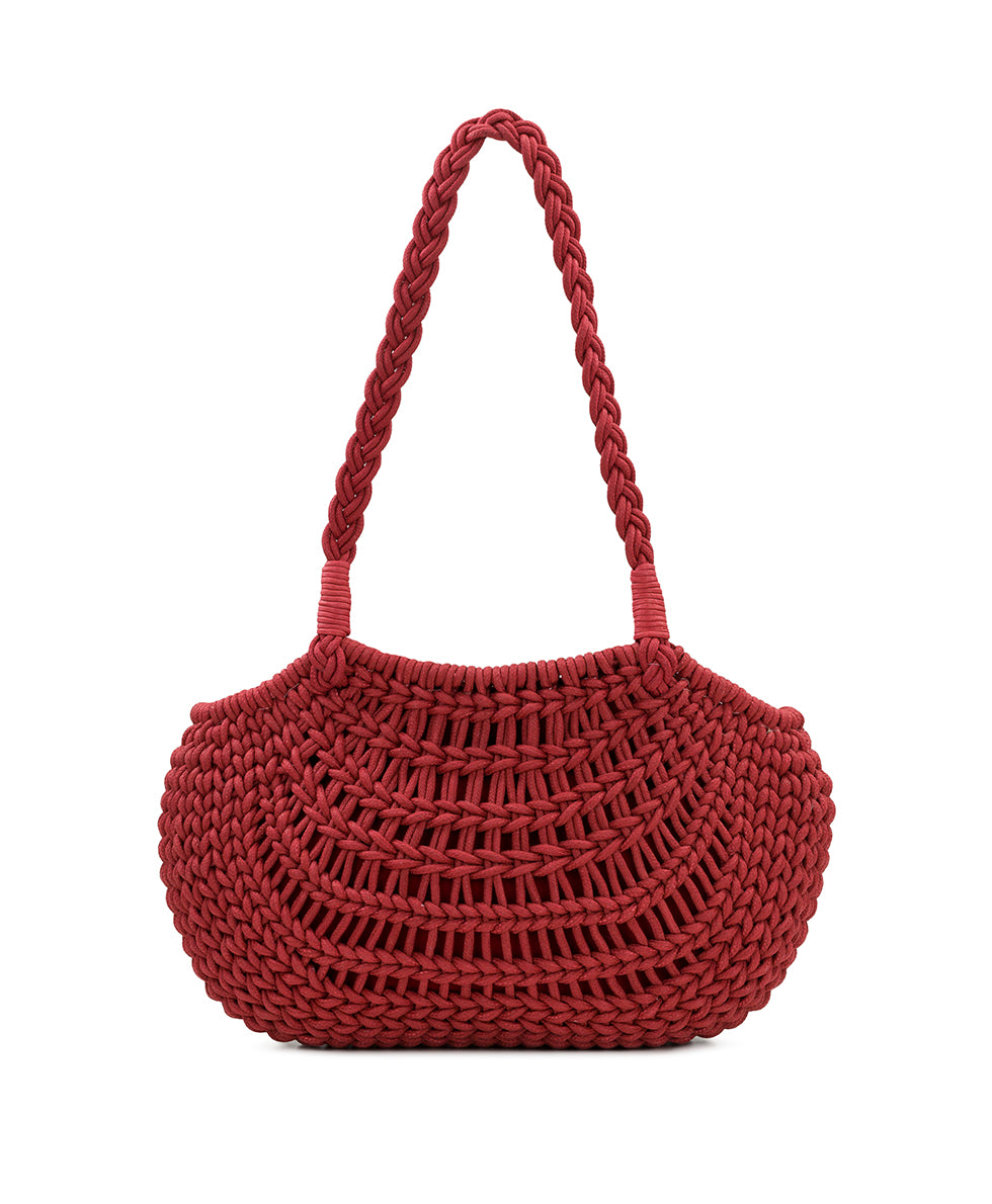Female - Giraldi Hobo - Handwoven Knot - rosewood - by Patricia Nash - View 2 of 4