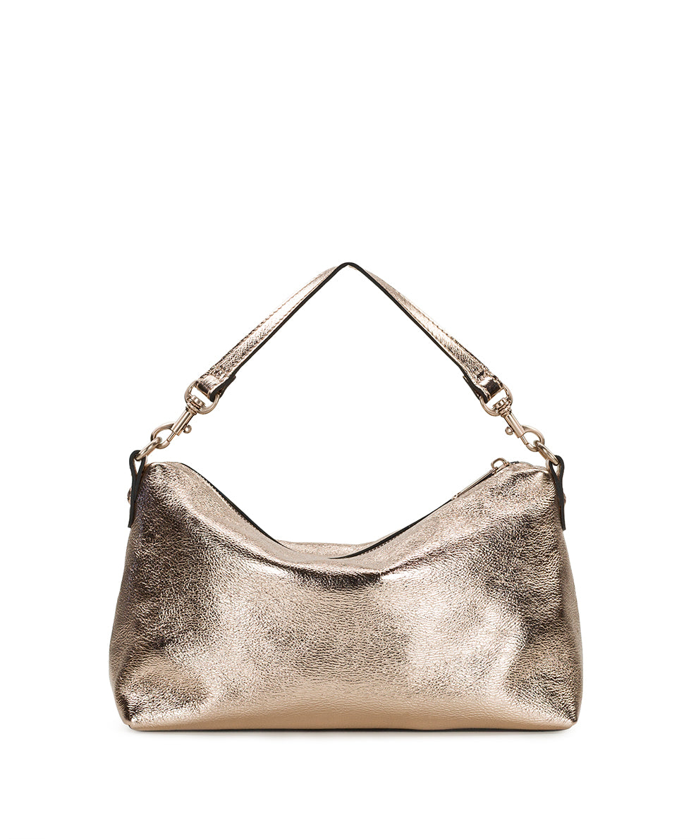 Female - Kolena Hobo Crossbody | Rugged Natural Grain | Champagne - champagne - by Patricia Nash - View 3 of 5