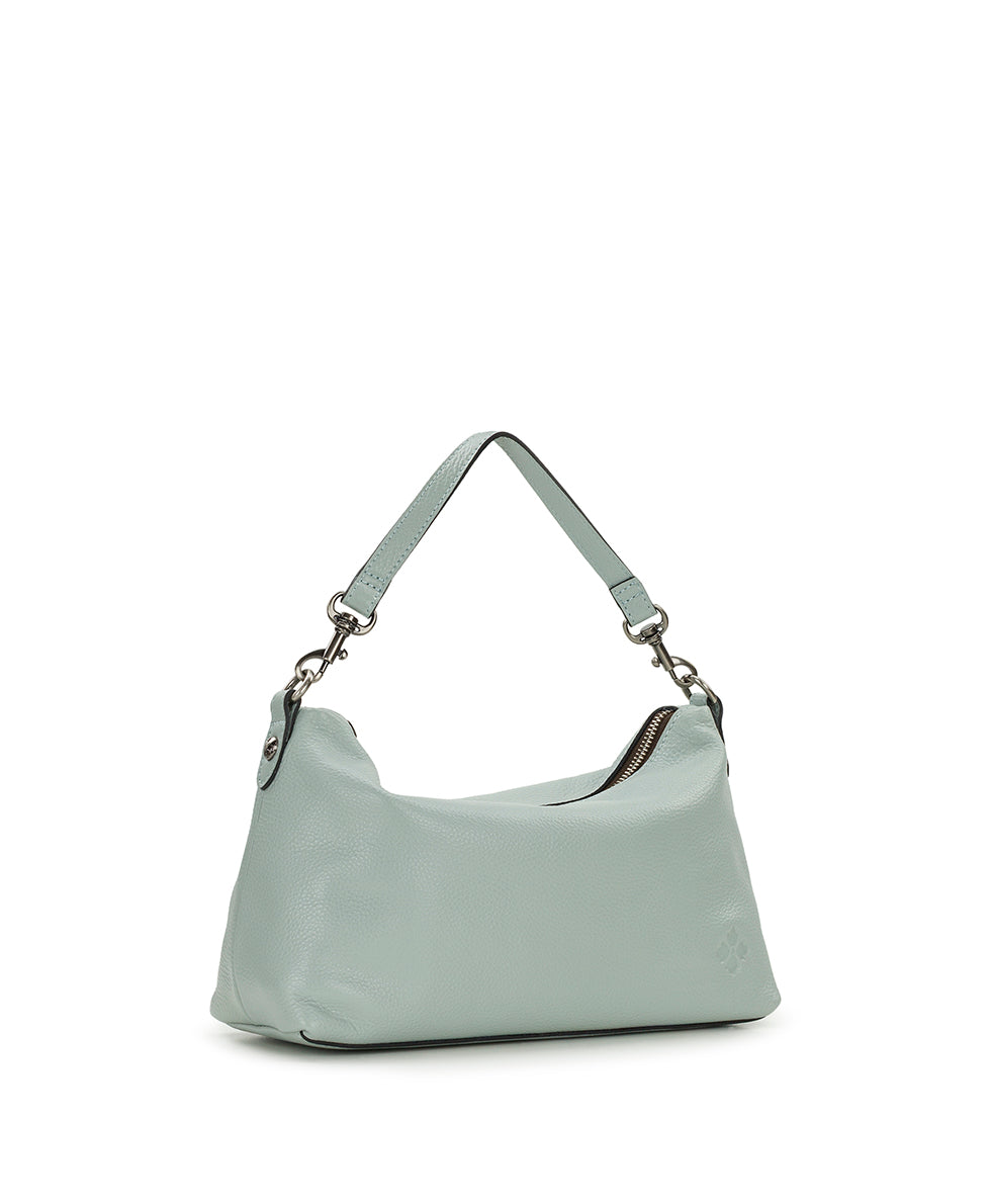 Female - Kolena Crossbody | Rugged Natural Grain | Nordic Blue - nordic blue - by Patricia Nash - View 4 of 6