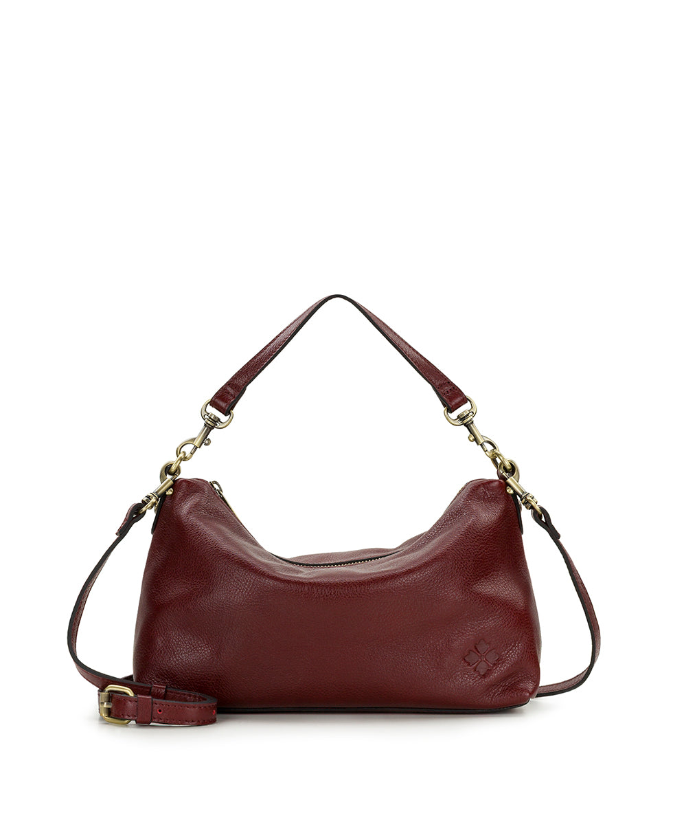 Female - Kolena Crossbody | Rugged Natural Grain | Oxblood - oxblood - by Patricia Nash - View 1 of 4