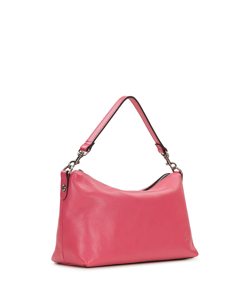 Female - Kolena Hobo Crossbody - Rugged Natural Grain - petal pink - by Patricia Nash - View 3 of 5