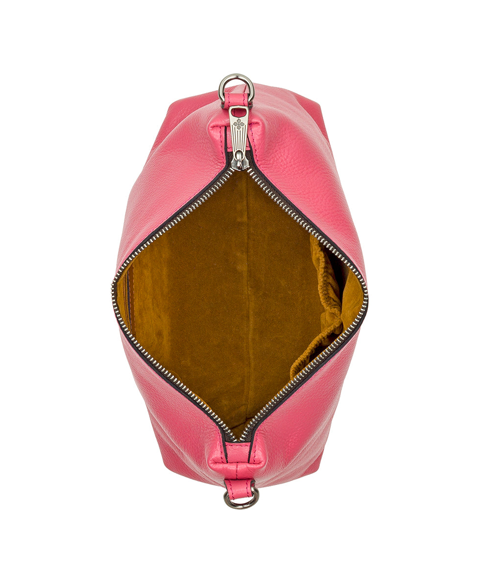 Female - Kolena Hobo Crossbody - Rugged Natural Grain - petal pink - by Patricia Nash - View 5 of 5