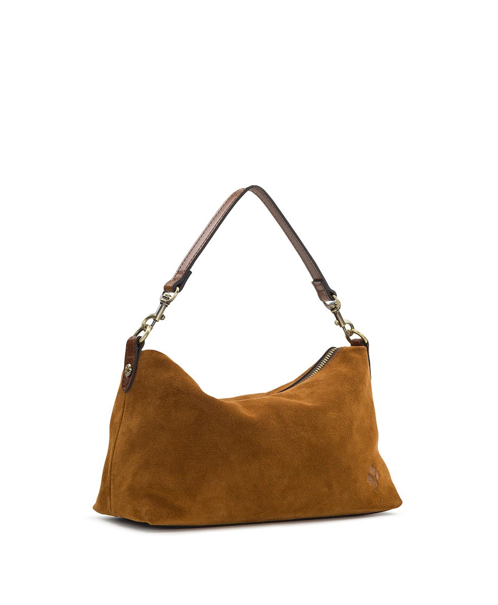 Female - Kolena Crossbody - Suede Leather - mushroom - by Patricia Nash - View 8 of 17
