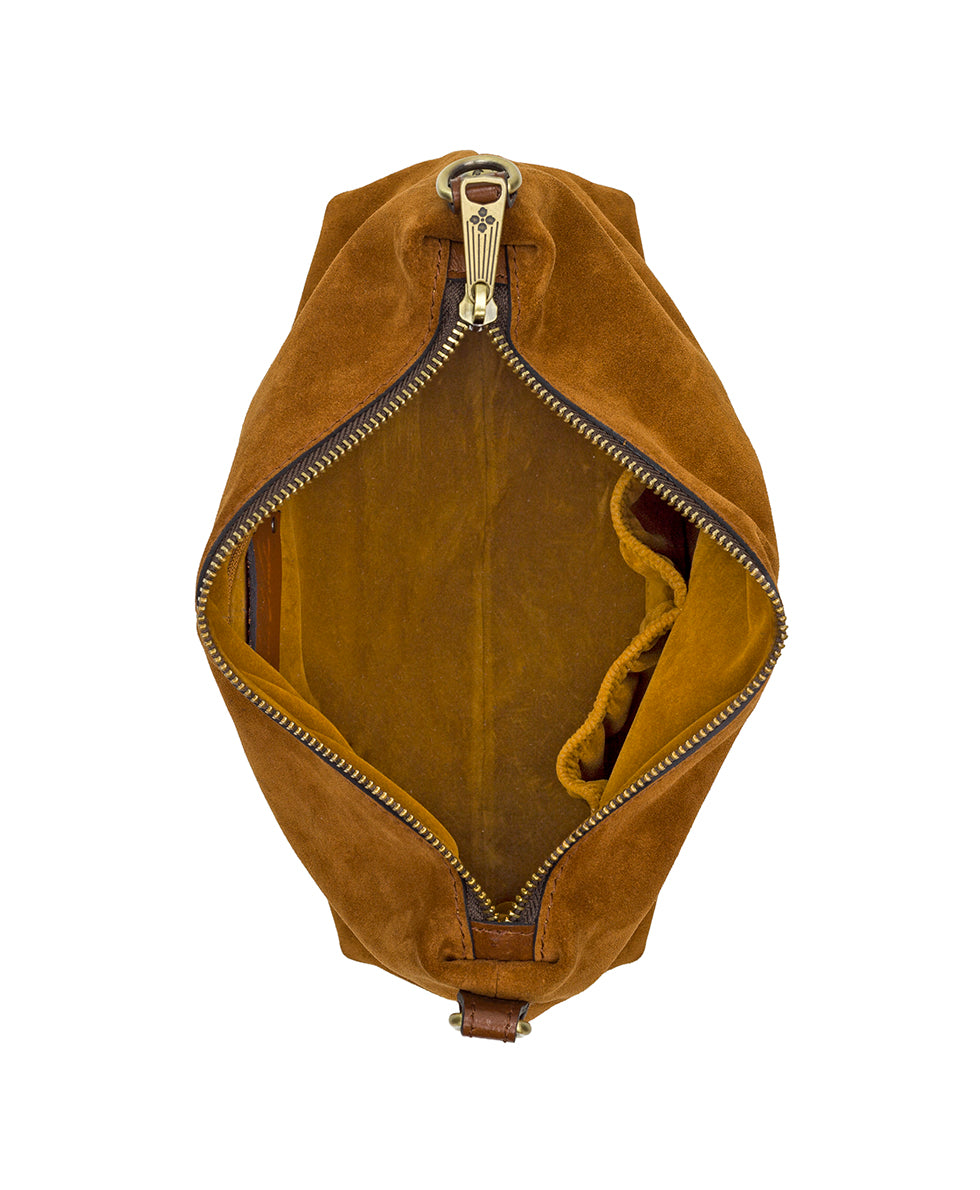 Female - Kolena Crossbody | Suede Leather | Cognac - cognac - by Patricia Nash - View 5 of 7