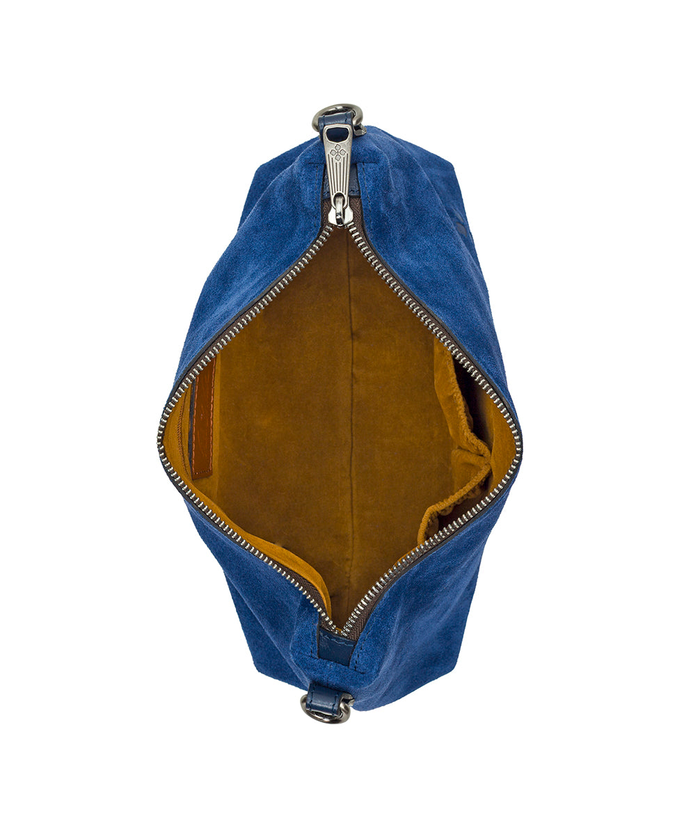 Female - Kolena Hobo Crossbody - Suede Leather - light tan - by Patricia Nash - View 4 of 18