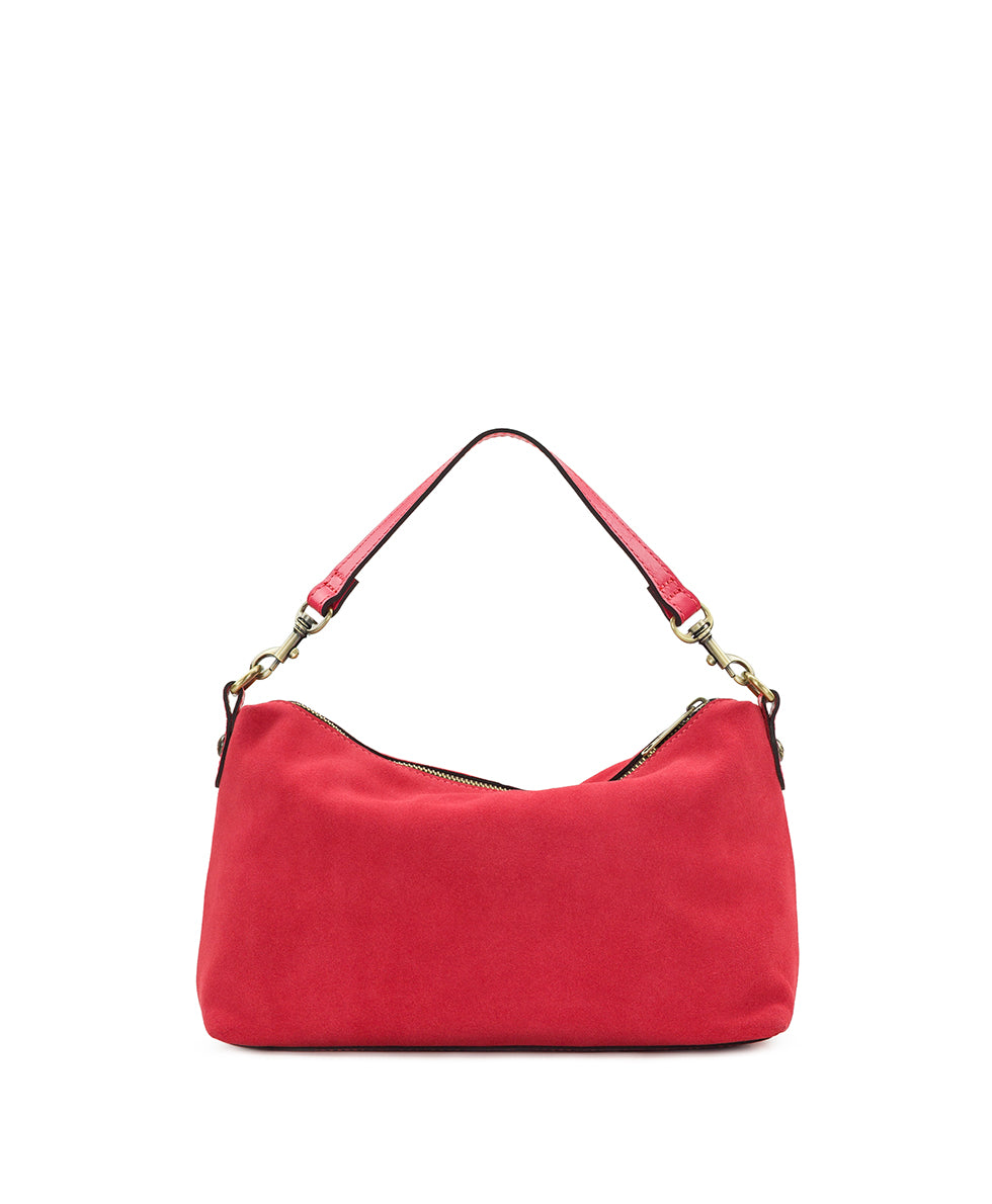 Female - Kolena Crossbody | Suede Leather | Geranium - zebra - by Patricia Nash - View 2 of 4