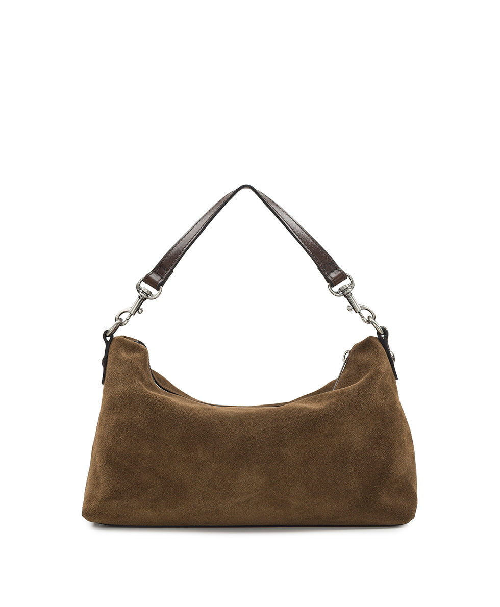 Female - Kolena Crossbody - Suede Leather - mushroom - by Patricia Nash - View 10 of 17