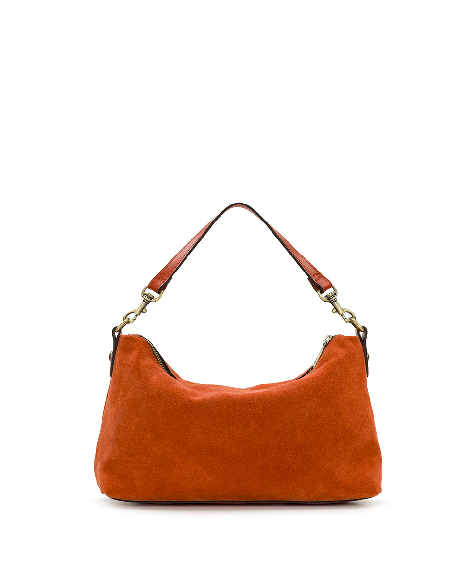 Female - Kolena Crossbody | Suede Leather | Ochre - ochre - by Patricia Nash - View 3 of 5