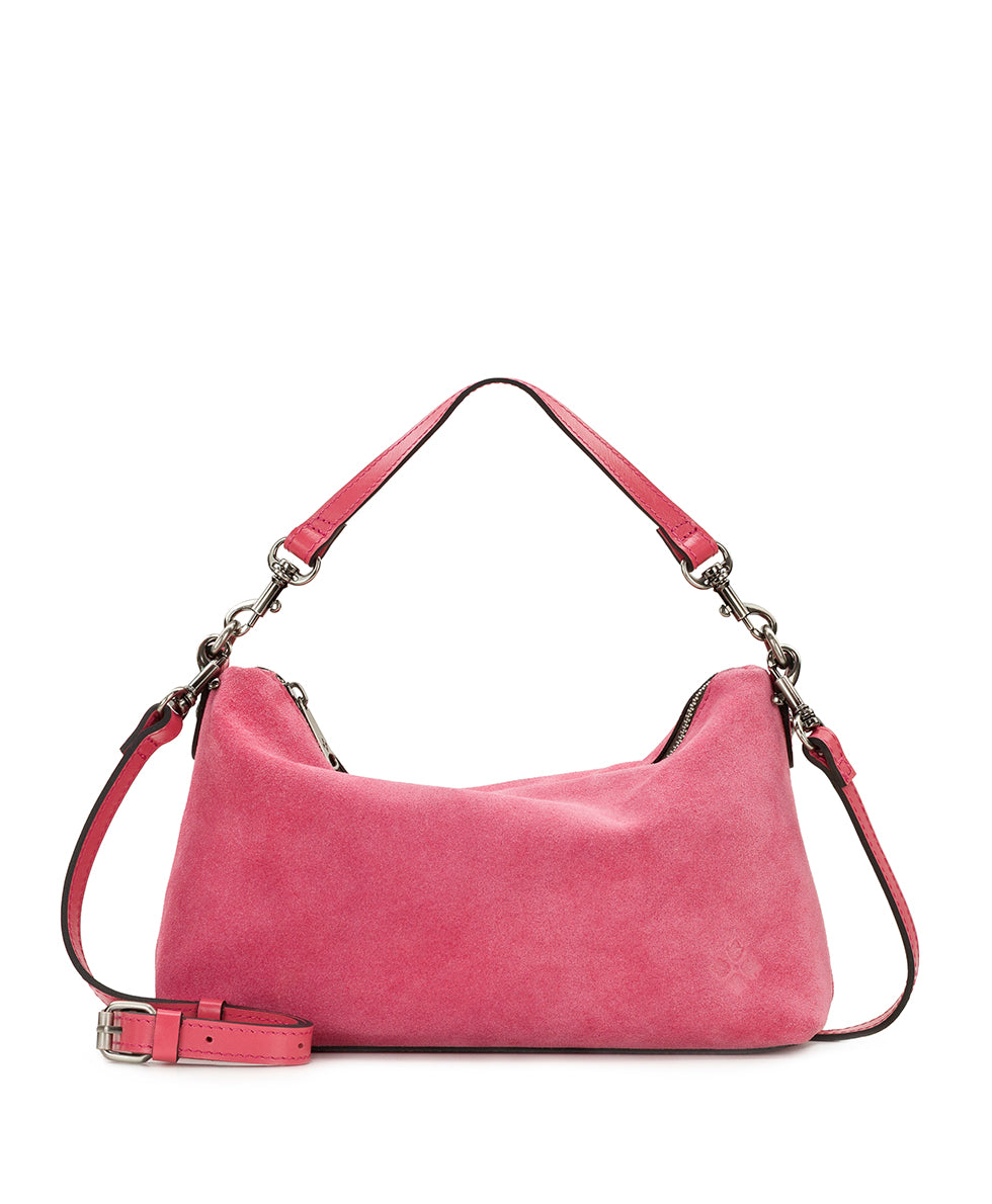 Female - Kolena Hobo Crossbody - Suede Leather - light tan - by Patricia Nash - View 9 of 18