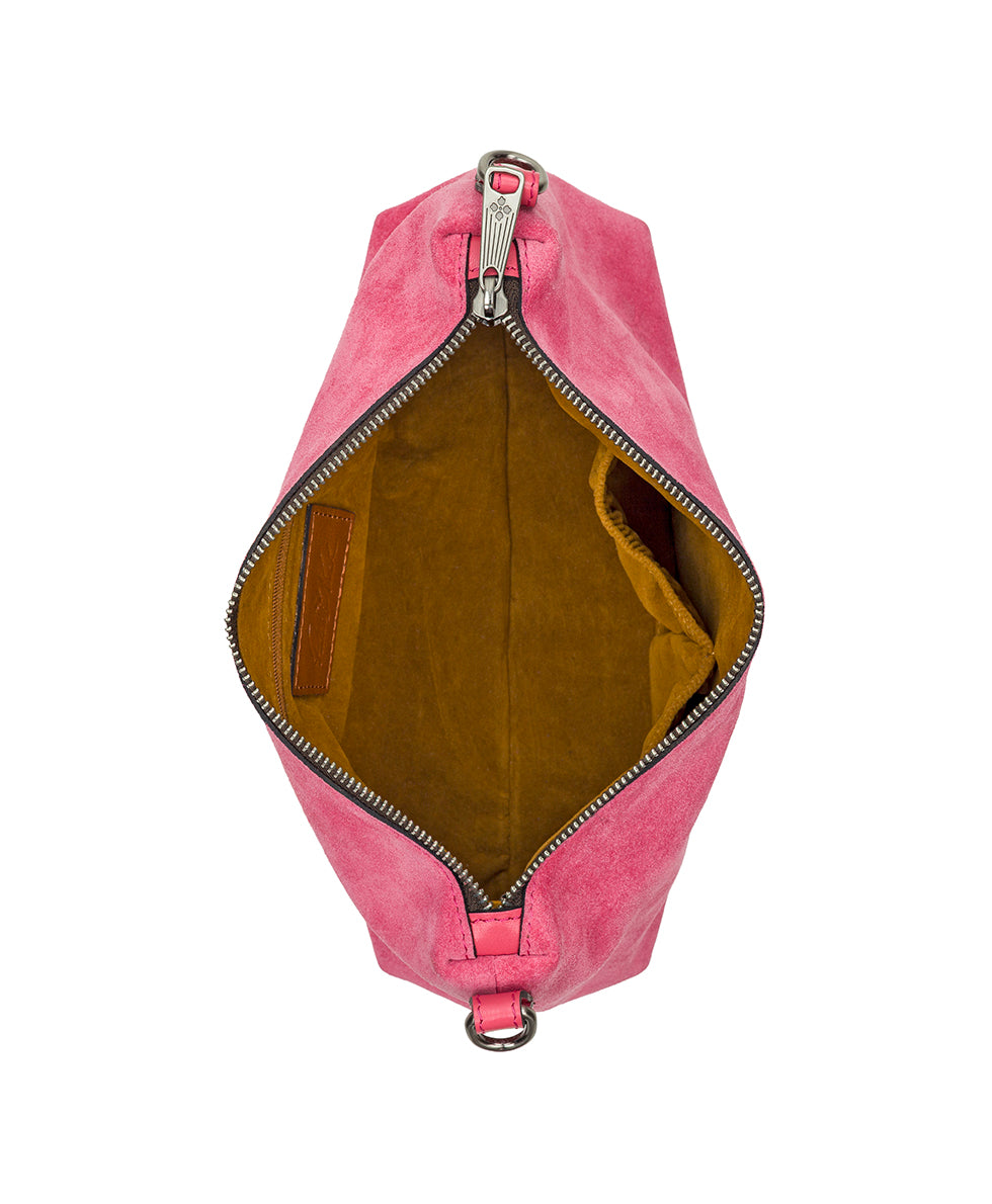 Female - Kolena Hobo Crossbody - Suede Leather - light tan - by Patricia Nash - View 13 of 18