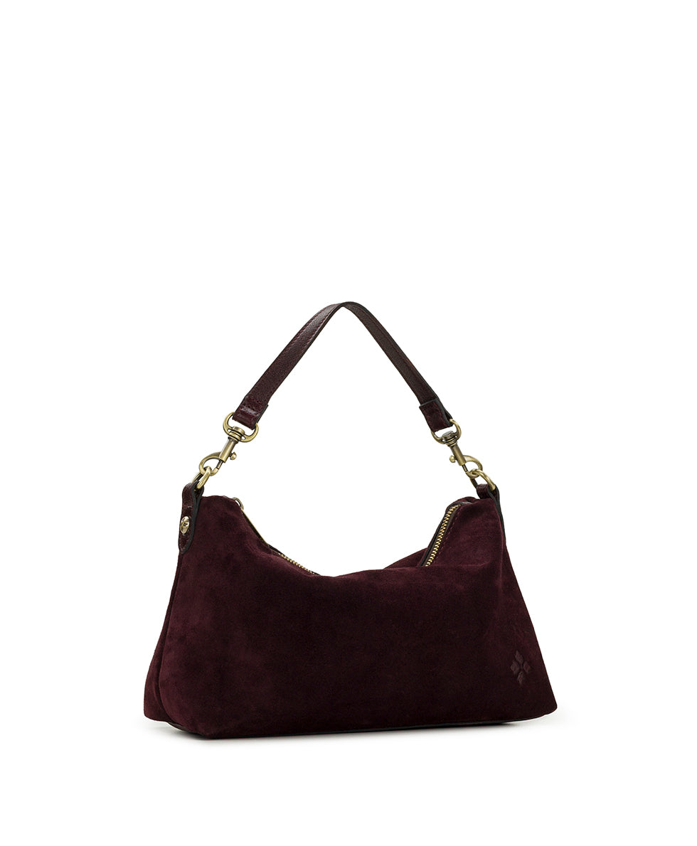 Female - Kolena Crossbody | Suede Leather | Plum - plum - by Patricia Nash - View 3 of 4