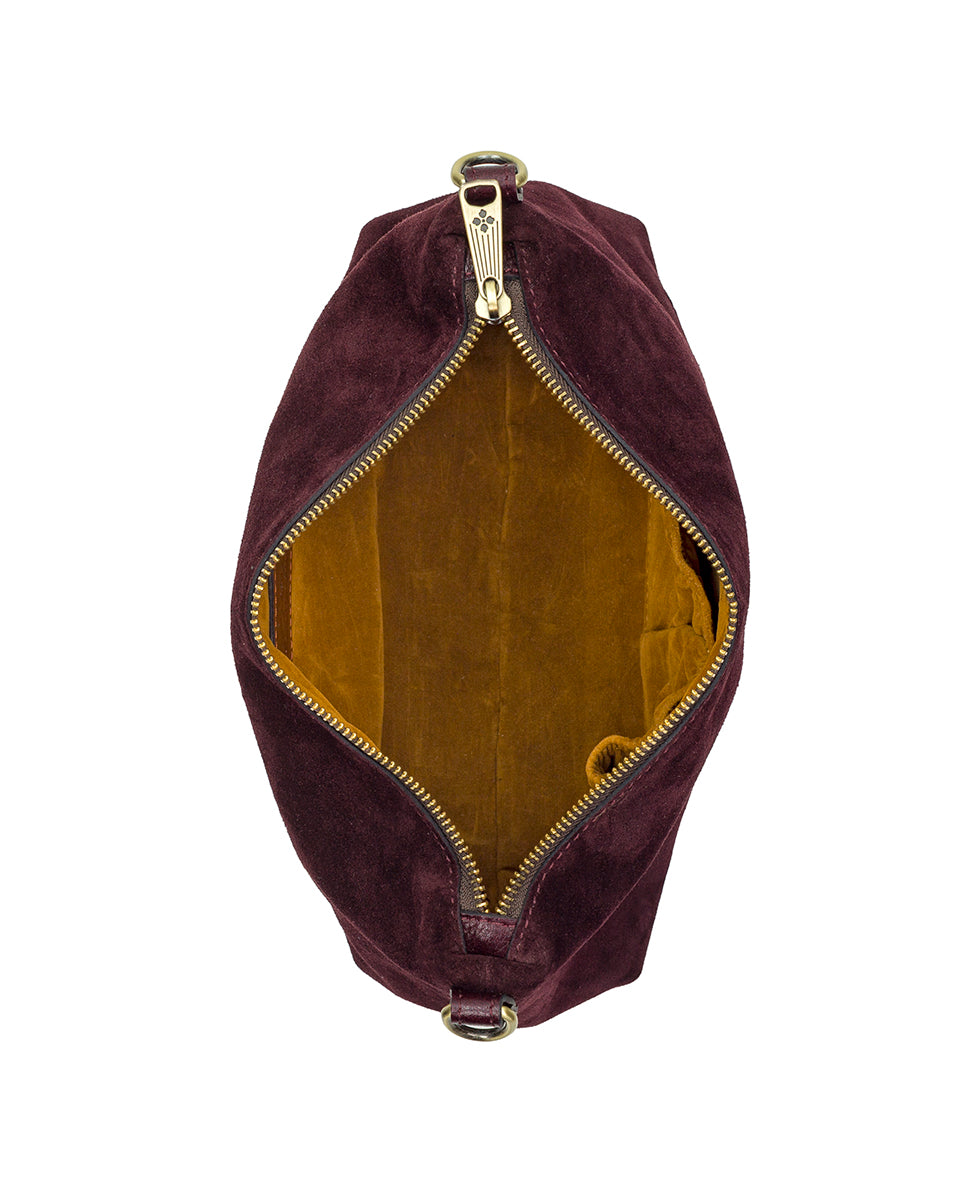 Female - Kolena Crossbody | Suede Leather | Plum - plum - by Patricia Nash - View 4 of 4