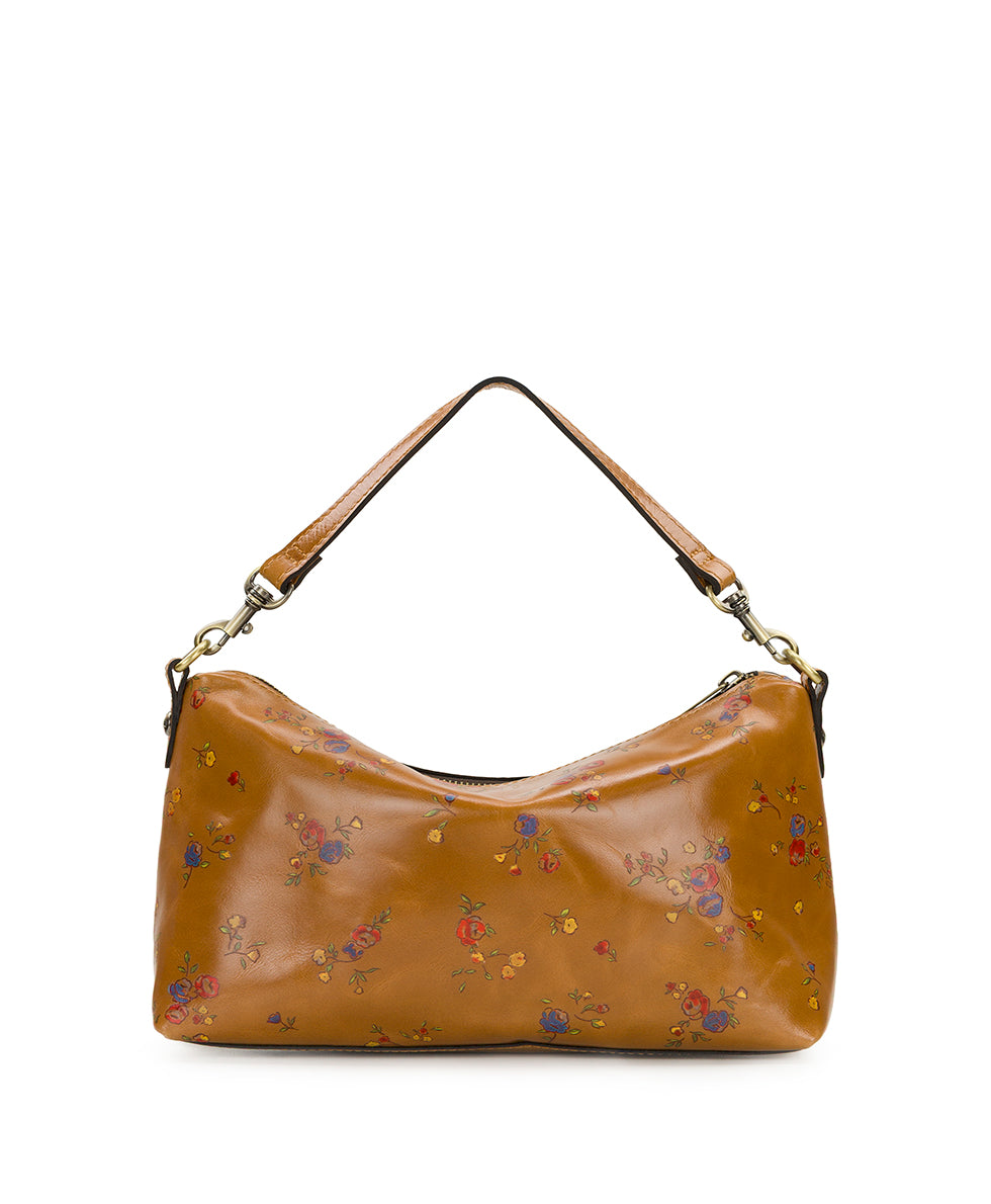 Female - Kolena Crossbody - Fleur de Jardin Embossed - light tan - by Patricia Nash - View 2 of 7