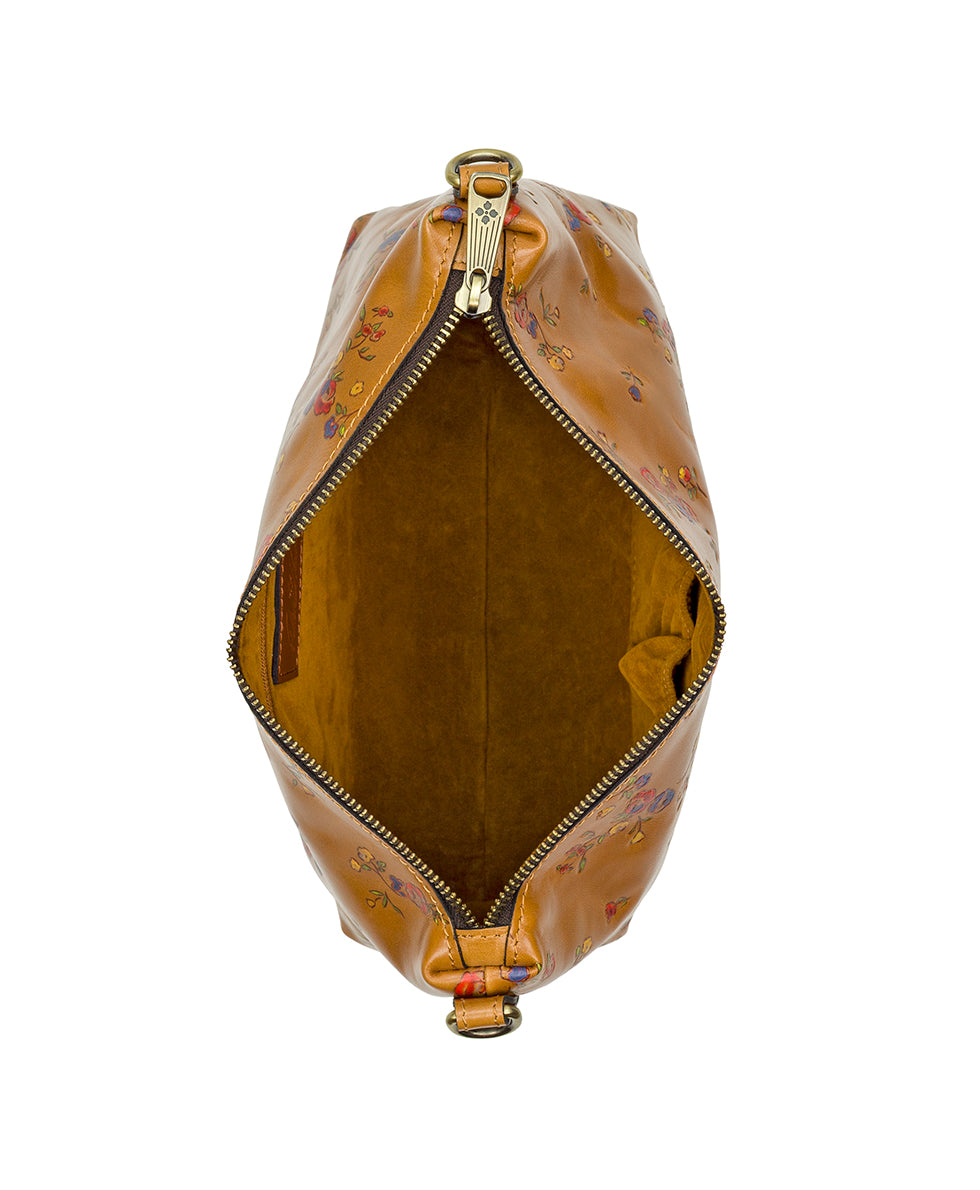 Female - Kolena Crossbody - Fleur de Jardin Embossed - light tan - by Patricia Nash - View 5 of 7